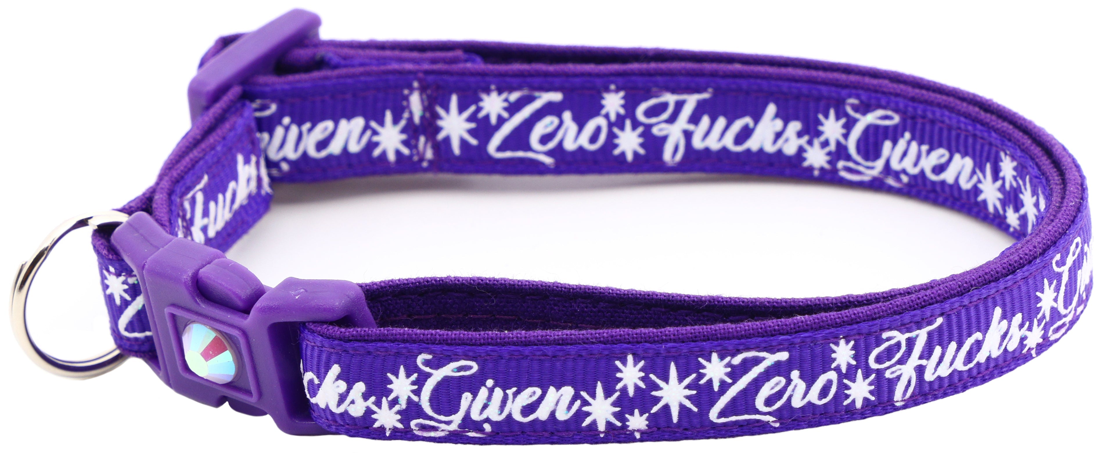 Zero Fucks Given Breakaway Cat Collar