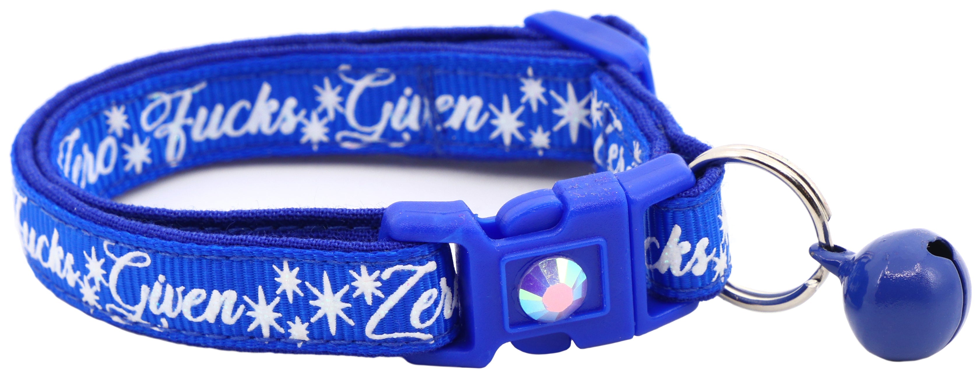 Zero Fucks Given Breakaway Cat Collar