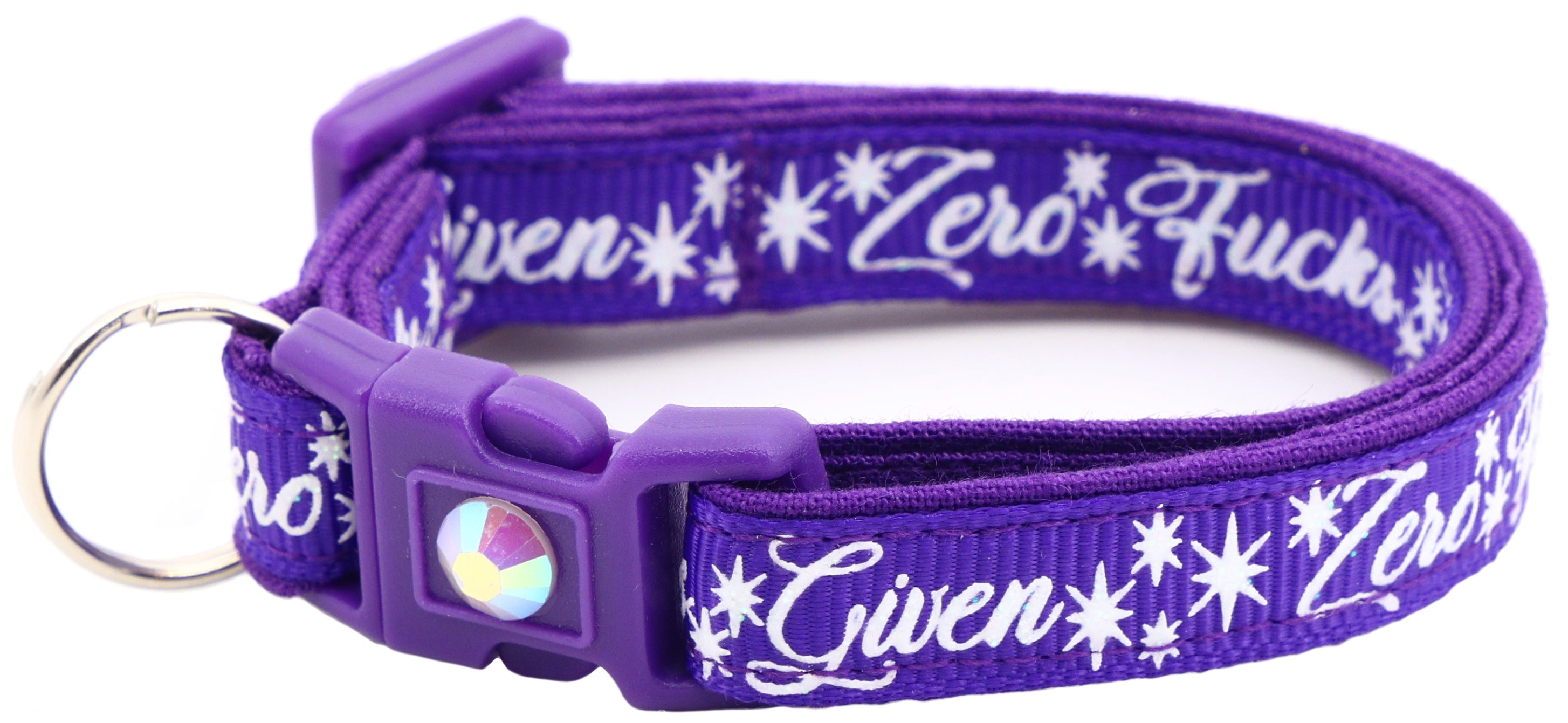 Zero Fucks Given Breakaway Cat Collar