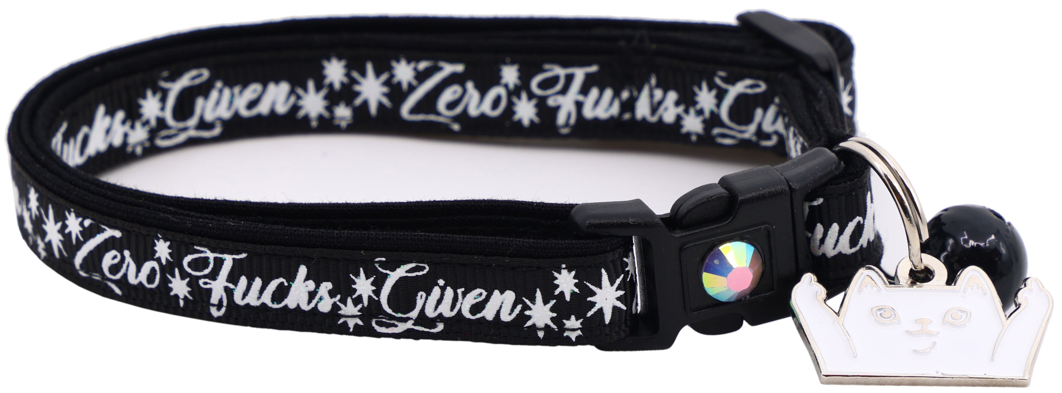 Zero Fucks Given Breakaway Cat Collar
