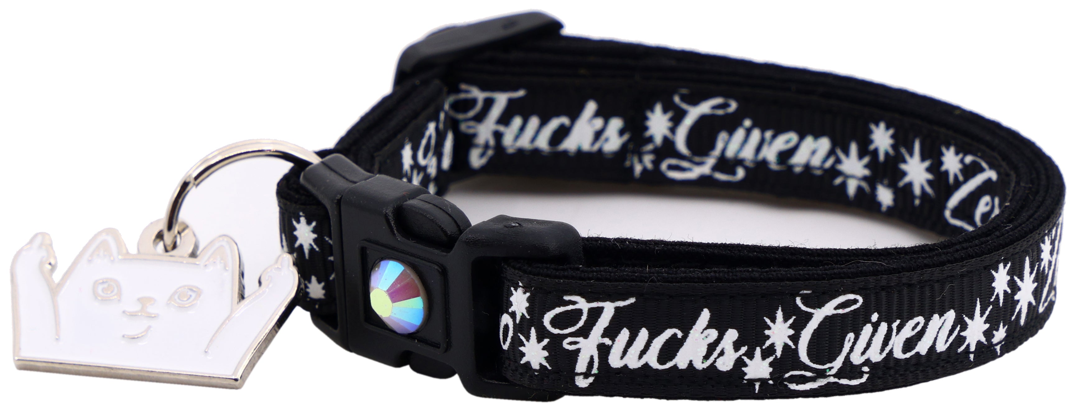 Zero Fucks Given Breakaway Cat Collar
